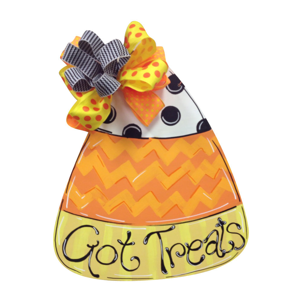 Basic Shape Candy Corn MDF Cutout Silhouette - Unfinished For DIY