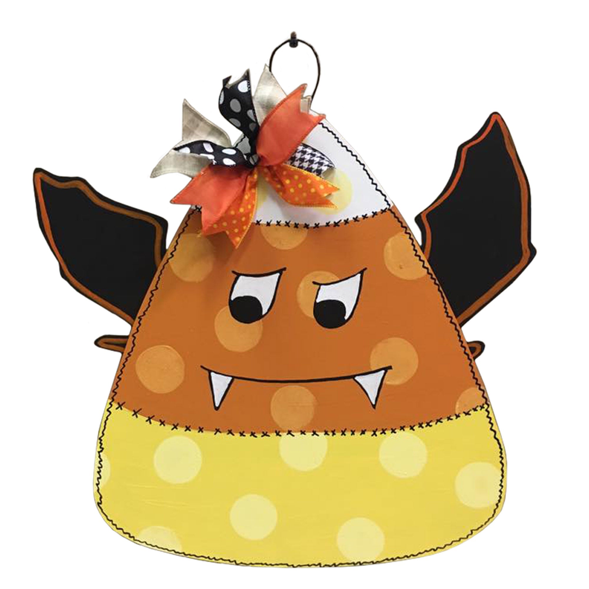 Basic Shape Candy Corn MDF Cutout Silhouette - Unfinished For DIY