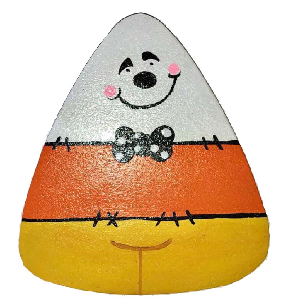 Basic Shape Candy Corn MDF Cutout Silhouette - Unfinished For DIY