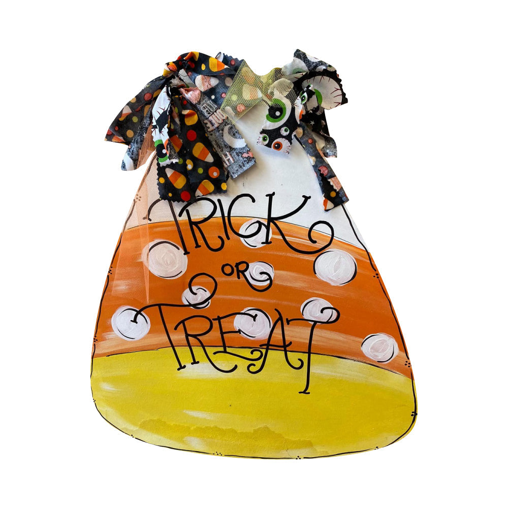 Basic Shape Candy Corn MDF Cutout Silhouette - Unfinished For DIY