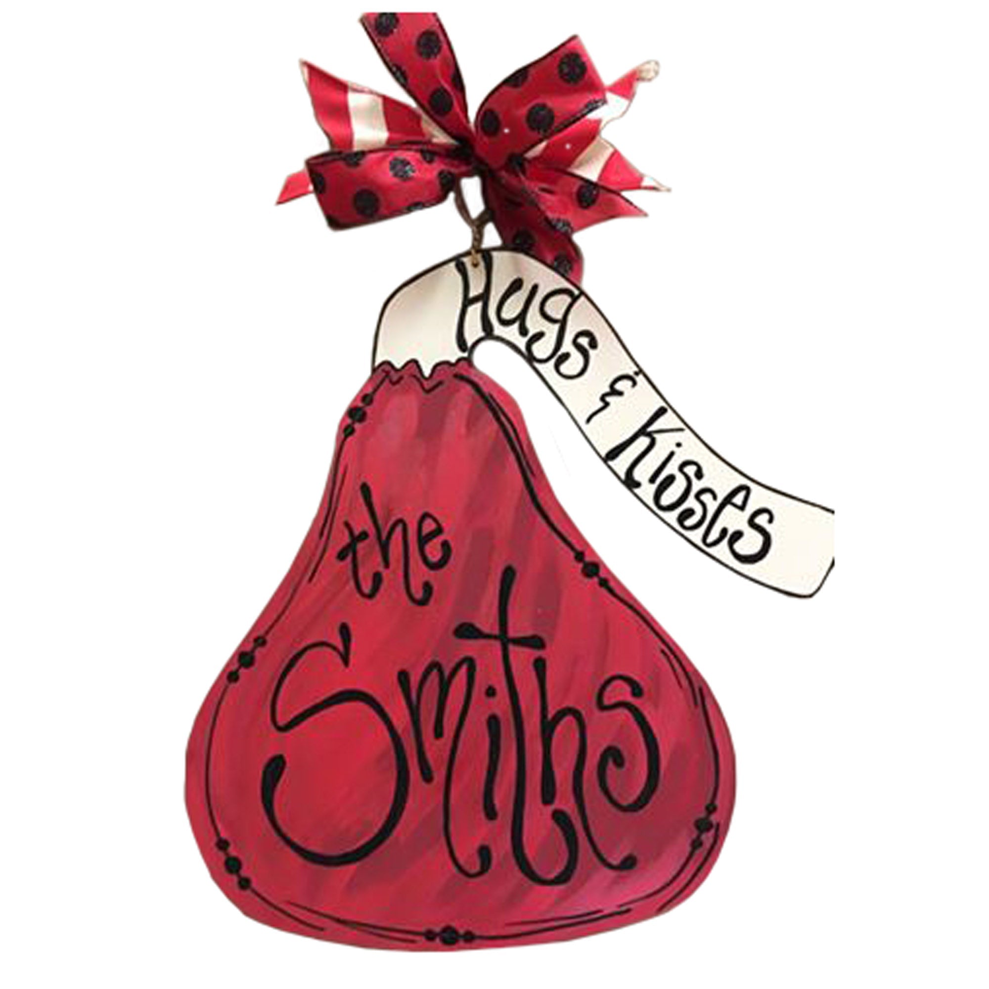 Basic Shape Candy Kiss MDF Cutout Silhouette - Unfinished For DIY