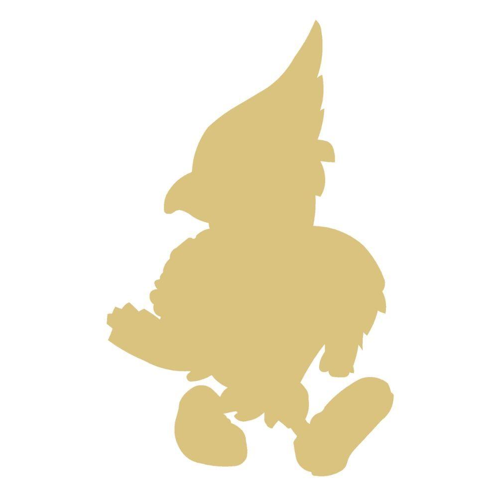 Basic Shape Cardinal MDF Cutout Silhouette Style 2 - Unfinished For DIY
