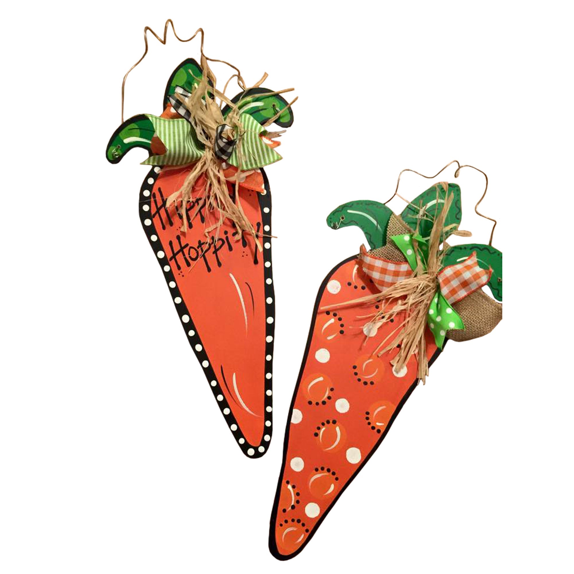 Basic Shape Carrot MDF Cutout Silhouette Style 1 - Unfinished For DIY