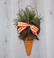 Basic Shape Carrot MDF Cutout Silhouette Style 1 - Unfinished For DIY
