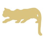 Basic Shape Cat Silhouette MDF Cutout Animal Silhouette Style 11 - Unfinished For DIY