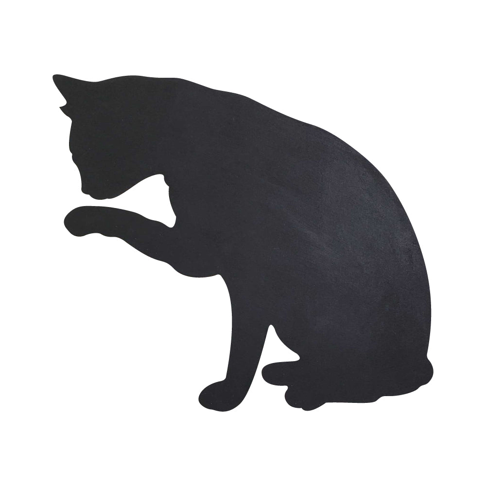 Basic Shape Cat Silhouette MDF Cutout Animal Silhouette Style 5 - Unfinished For DIY