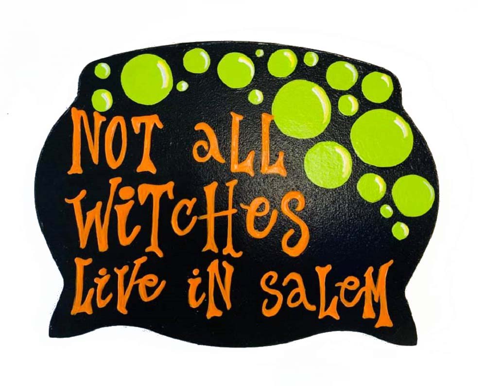 Basic Shape Cauldron MDF Cutout Halloween Decor Style 1 - Unfinished For DIY
