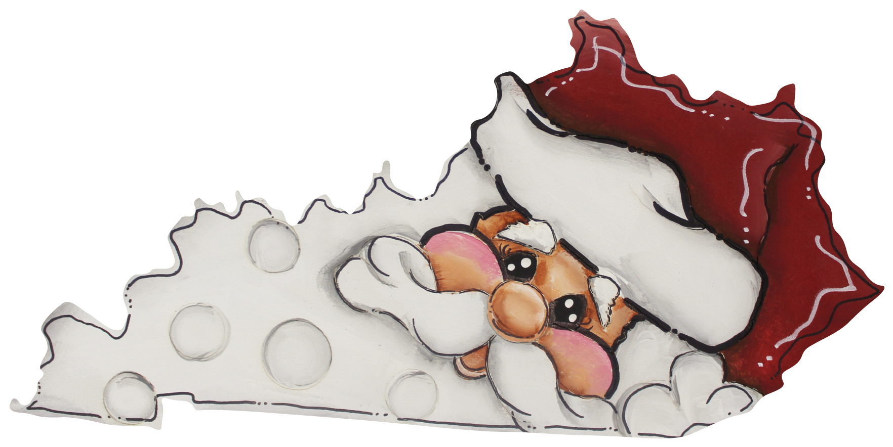 CHELLE BELLE'S CREATIONS KENTUCKY SANTA CLAUSE