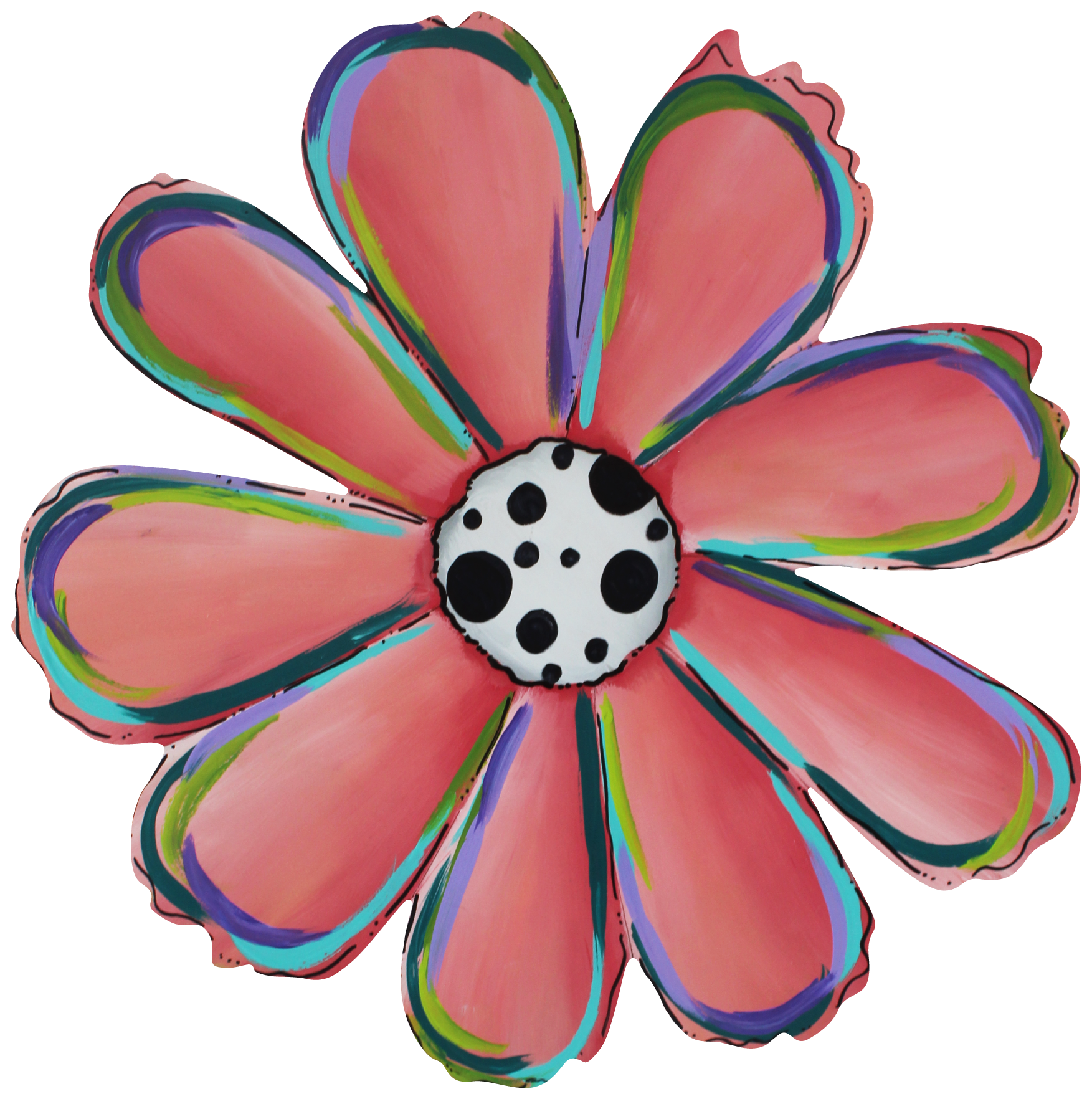 CHELLE BELLE'S CREATIONS COLORFULL FLOWER