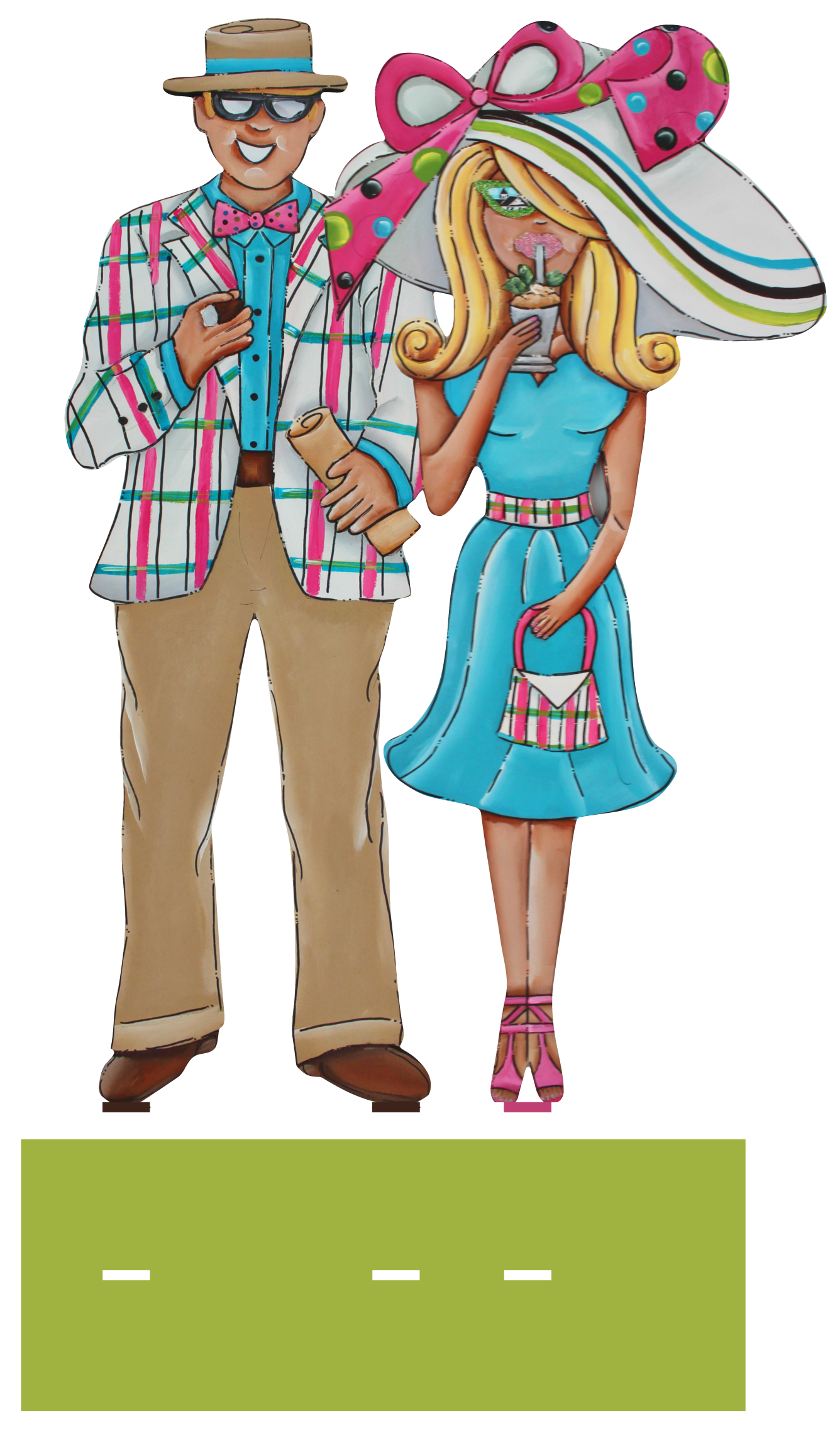CHELLE BELLE'S CREATIONS BABY BLUE DRESS  PINK AND BLUE STRIP SHIRT