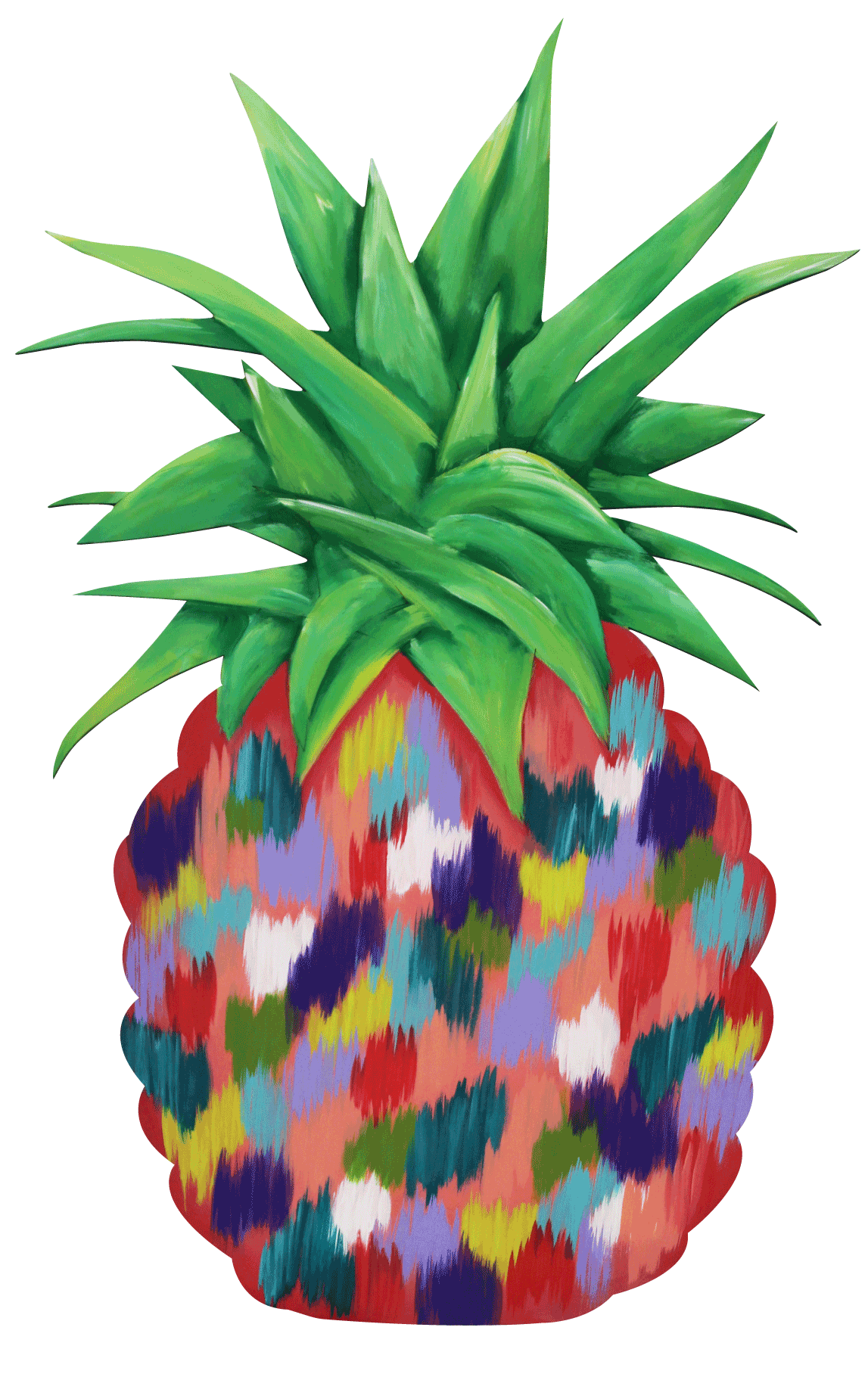 CHELLE BELLE'S CREATIONS COLORFUL PINEAPPLE