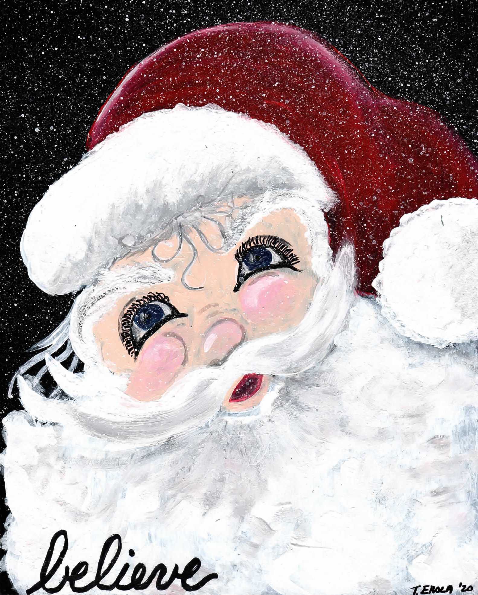 CABIN CUTTERS BELIEVE SANTA
