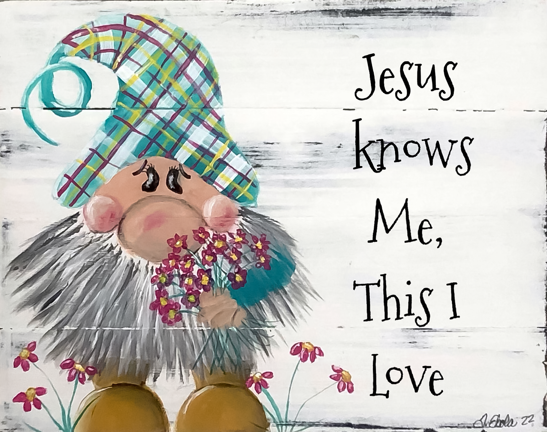 CABIN CUTTERS JESUS KNOWS ME GNOME