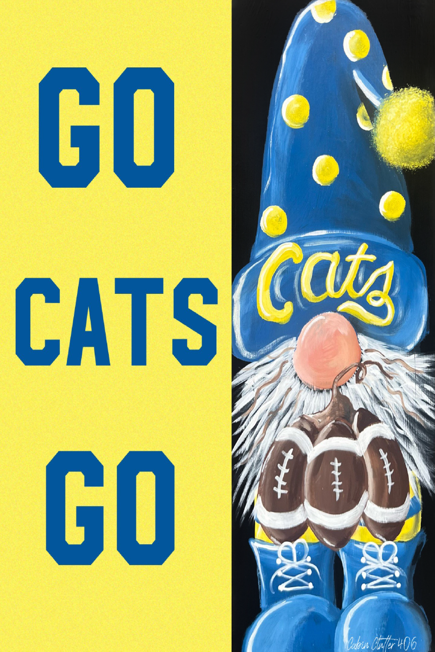 CABIN CUTTERS GO CATS GO GNOME