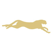 Basic Shape Running Cheetah MDF Cutout Silhouette - Unfinished For DIY
