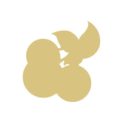 Basic Shape Cherry Cluster MDF Cutout Silhouette - Unfinished For DIY