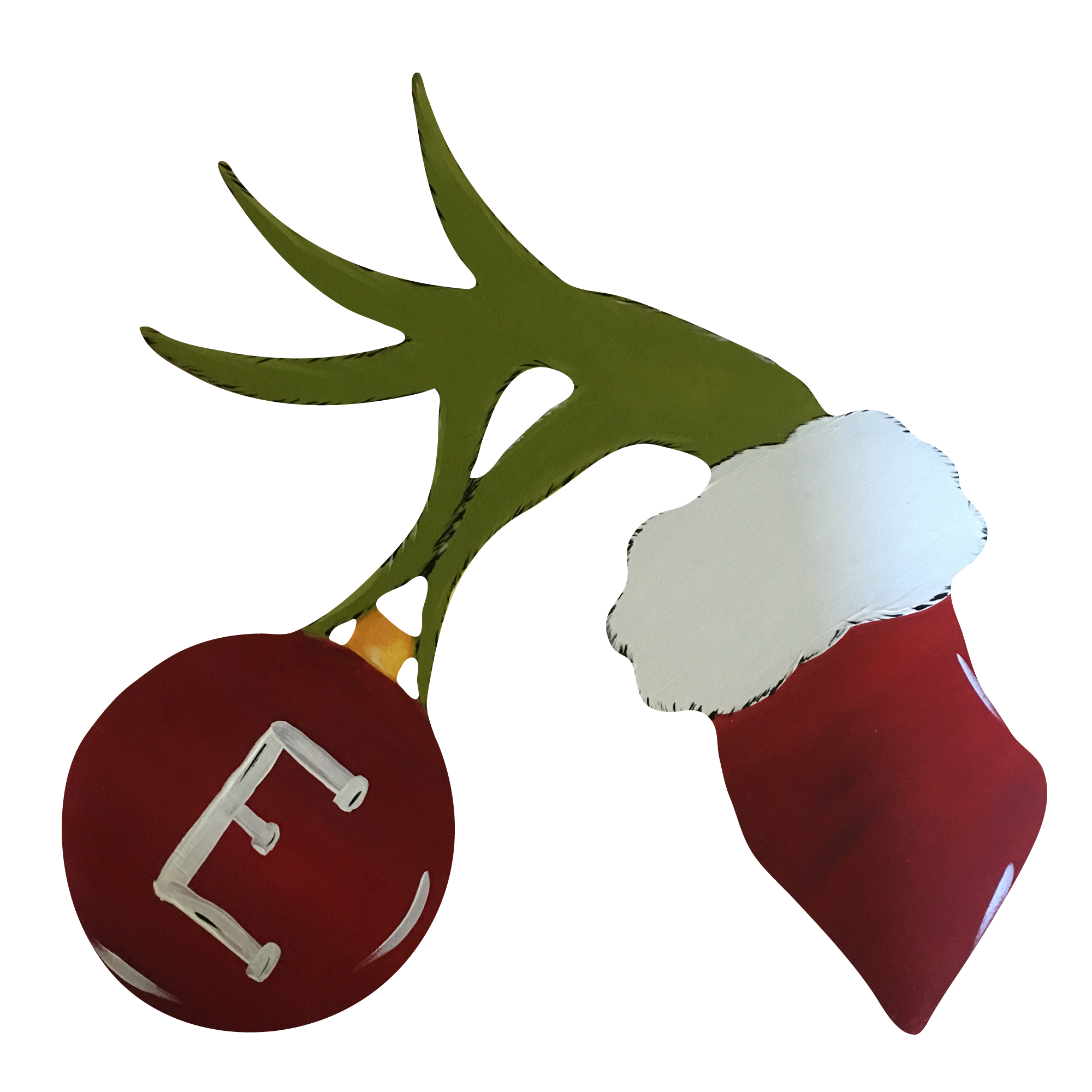 Basic Shape Hand MDF Cutout Hand Holding Ornament - Unfinished For DIY