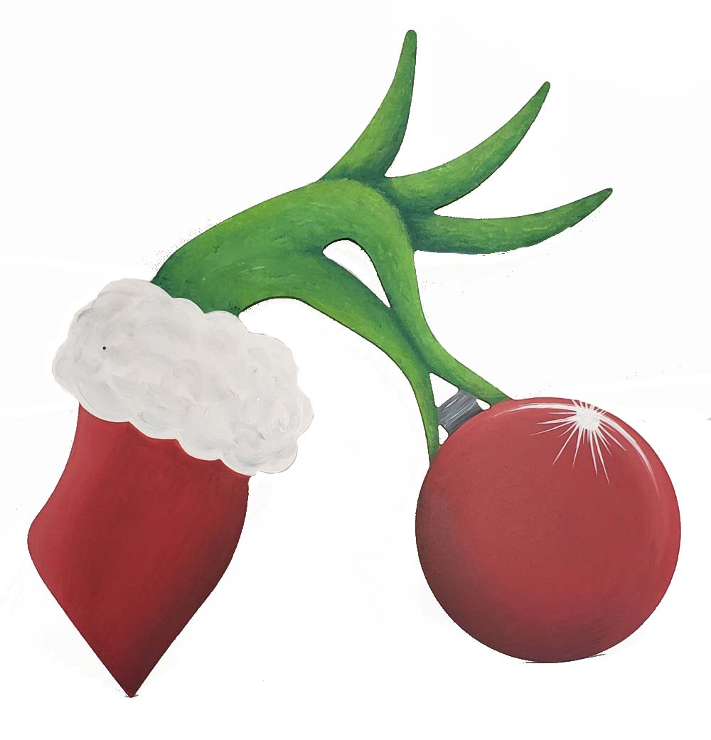 Basic Shape Hand MDF Cutout Hand Holding Ornament - Unfinished For DIY