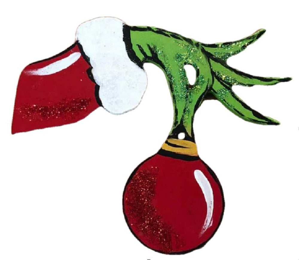 Basic Shape Hand MDF Cutout Hand Holding Ornament - Unfinished For DIY