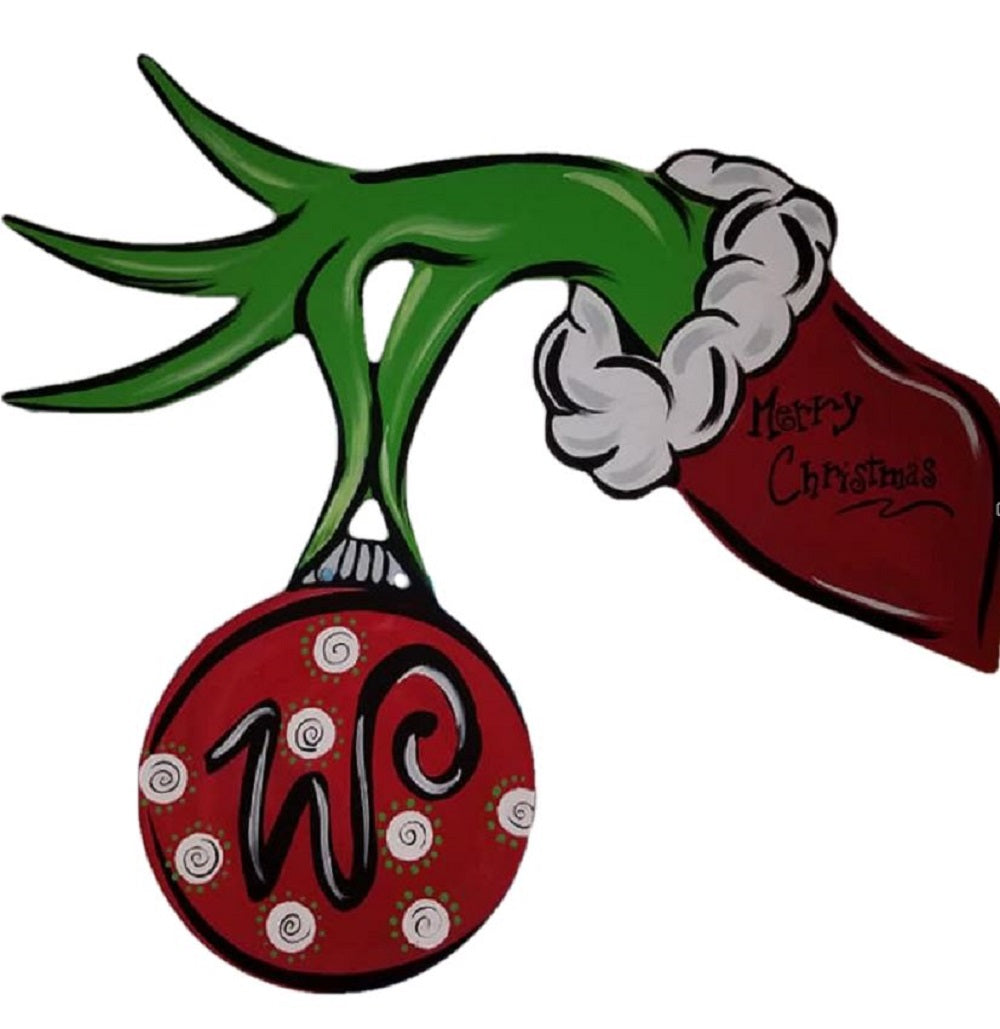 Basic Shape Hand MDF Cutout Hand Holding Ornament - Unfinished For DIY