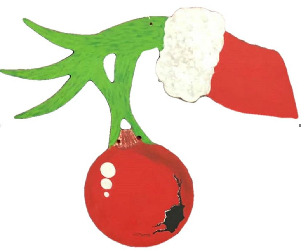 Basic Shape Hand MDF Cutout Hand Holding Ornament - Unfinished For DIY