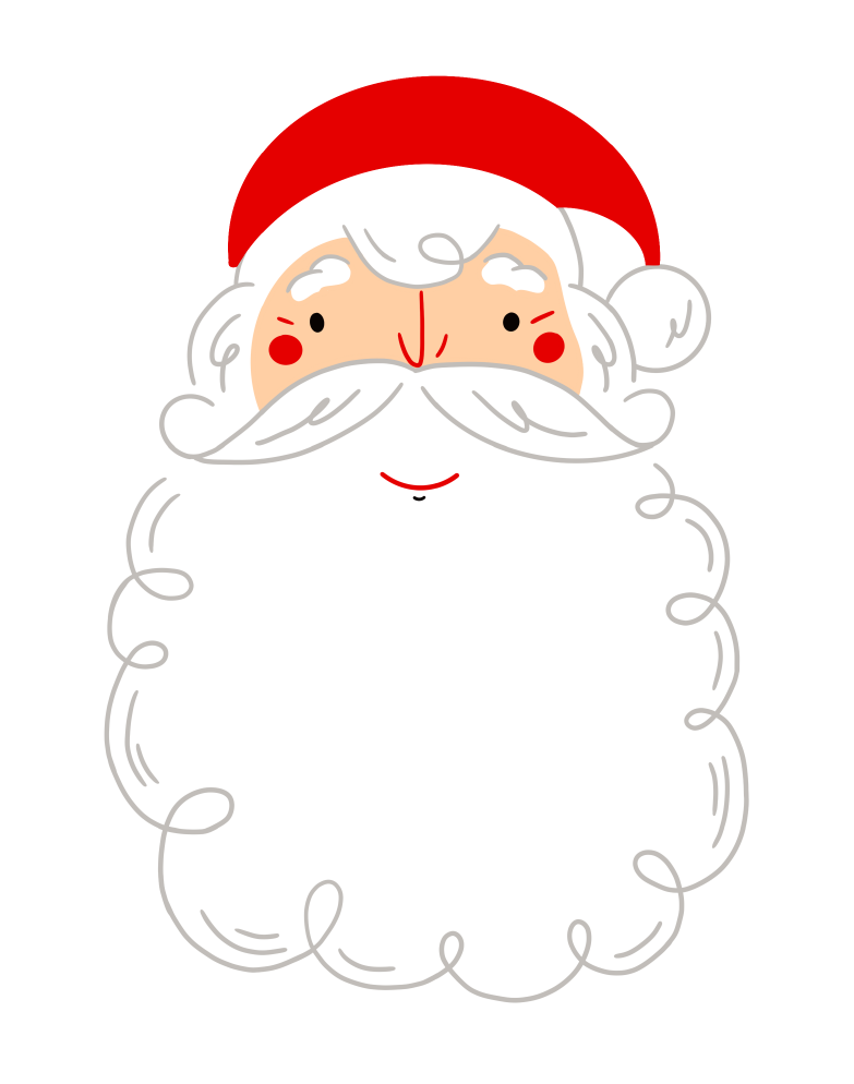 COTTON INK SHIRT CO SANTA HEAD