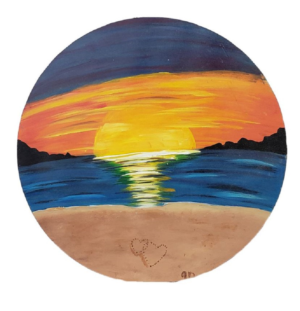 Basic Shape Circle MDF Cutout Plain Circle  - Unfinished For DIY