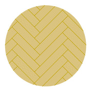 Basic Shape Round MDF Cutout Herringbone Weave Circle - Unfinished For DIY