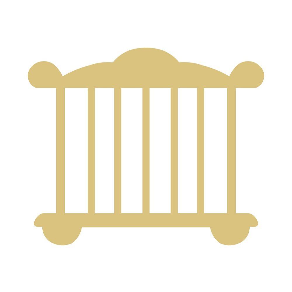 Basic Shape Circus Cage MDF Cutout Silhouette - Unfinished For DIY