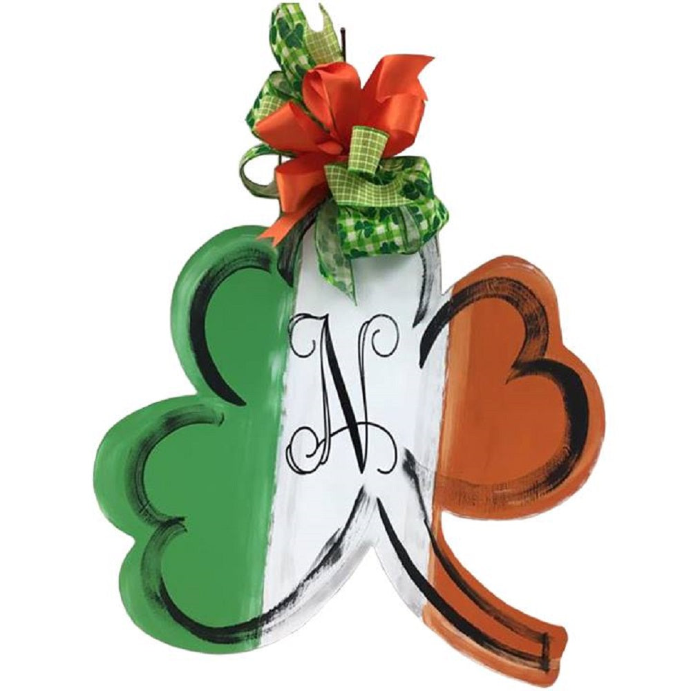 Basic Shape Shamrock MDF Cutout Clover Silhouette Style 1 - Unfinished For DIY