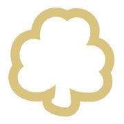 Basic Shape Clover MDF Cutout Silhouette - Unfinished For DIY