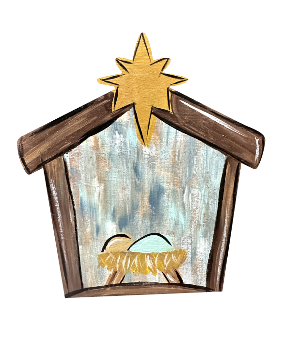 CRAFTY N BLESSED NATIVITY MANGER SCENE