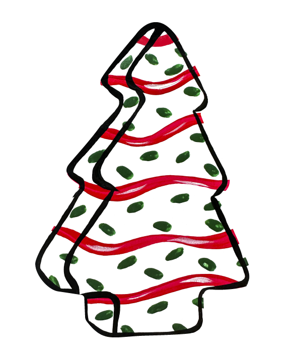 CRAFTY N BLESSED CAKE CHRISTMAS TREE