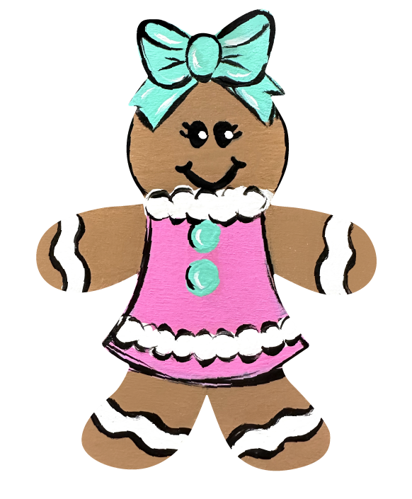 CRAFTY N BLESSED GINGERBREAD GIRL