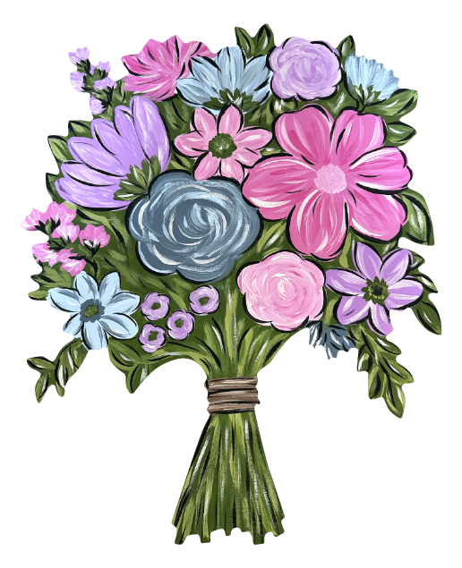 CRAFTY N BLESSED FLOWER BOUQUET