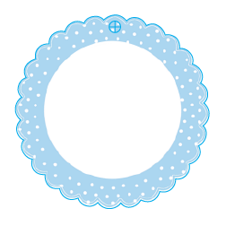 CRAFTY N BLESSED BLUE BAG TAGS