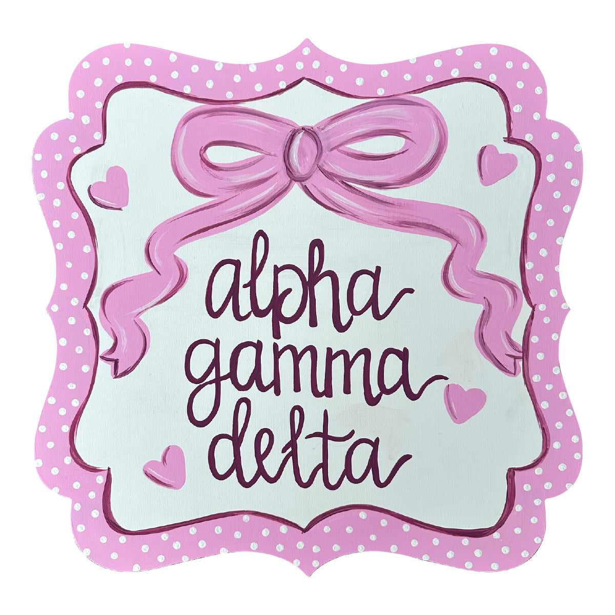 CRAFTY N BLESSED PINK PLAQUE WITH WORDS