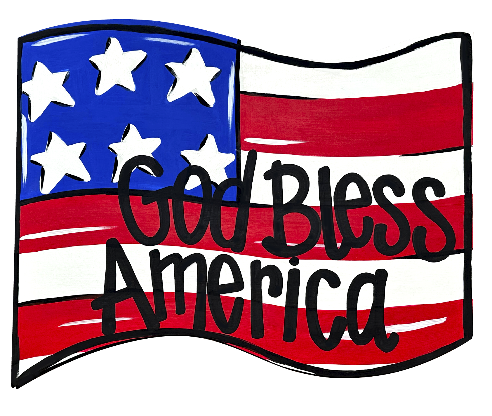 CRAFTY N BLESSED GOD BLESS AMERICA