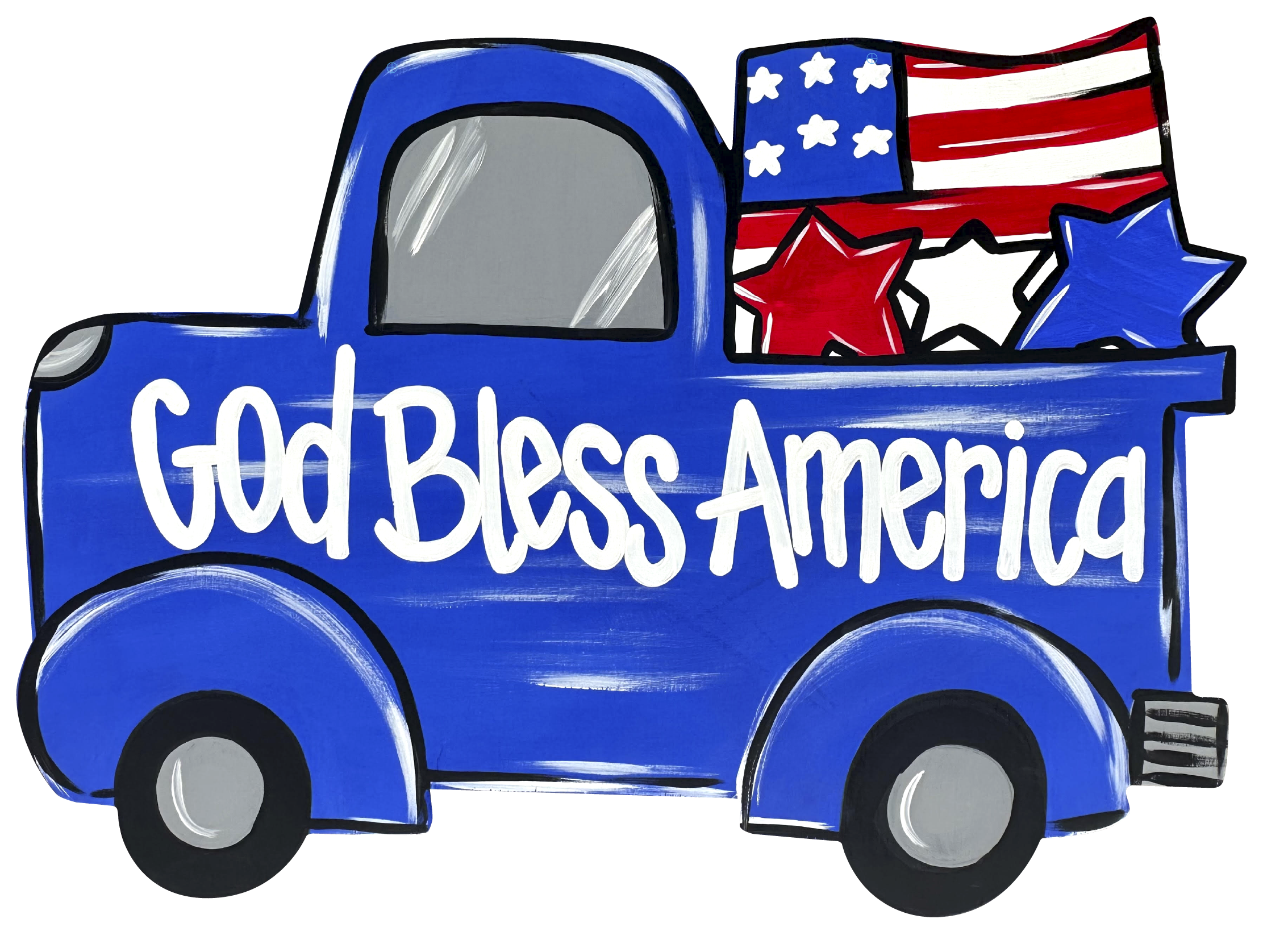 CRAFTY N BLESSED GOD BLESS AMERICA TRUCK