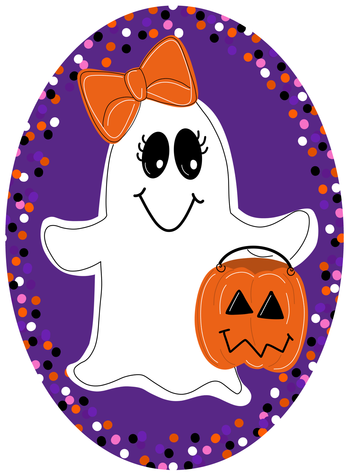 CRAFTY N BLESSED TRICK OR TREATING GHOST