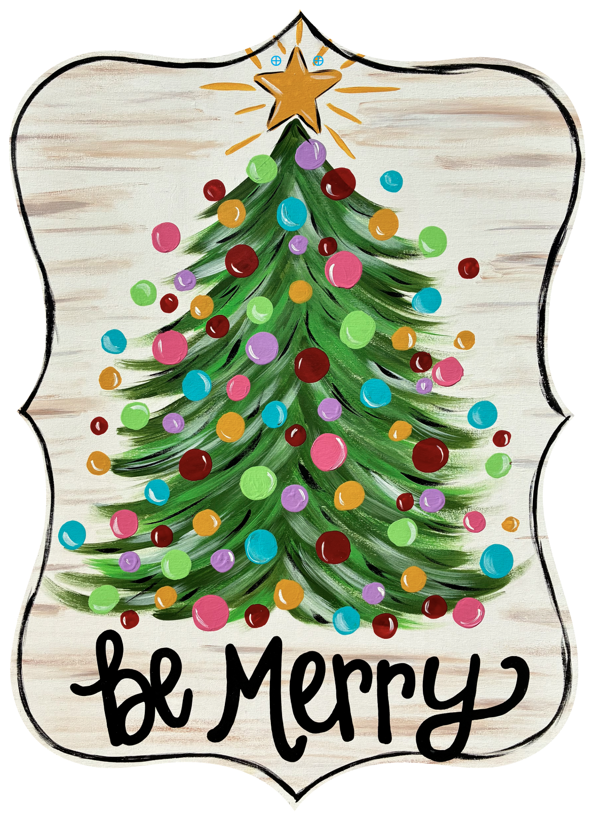 CRAFTY N BLESSED BE MERRY TREE