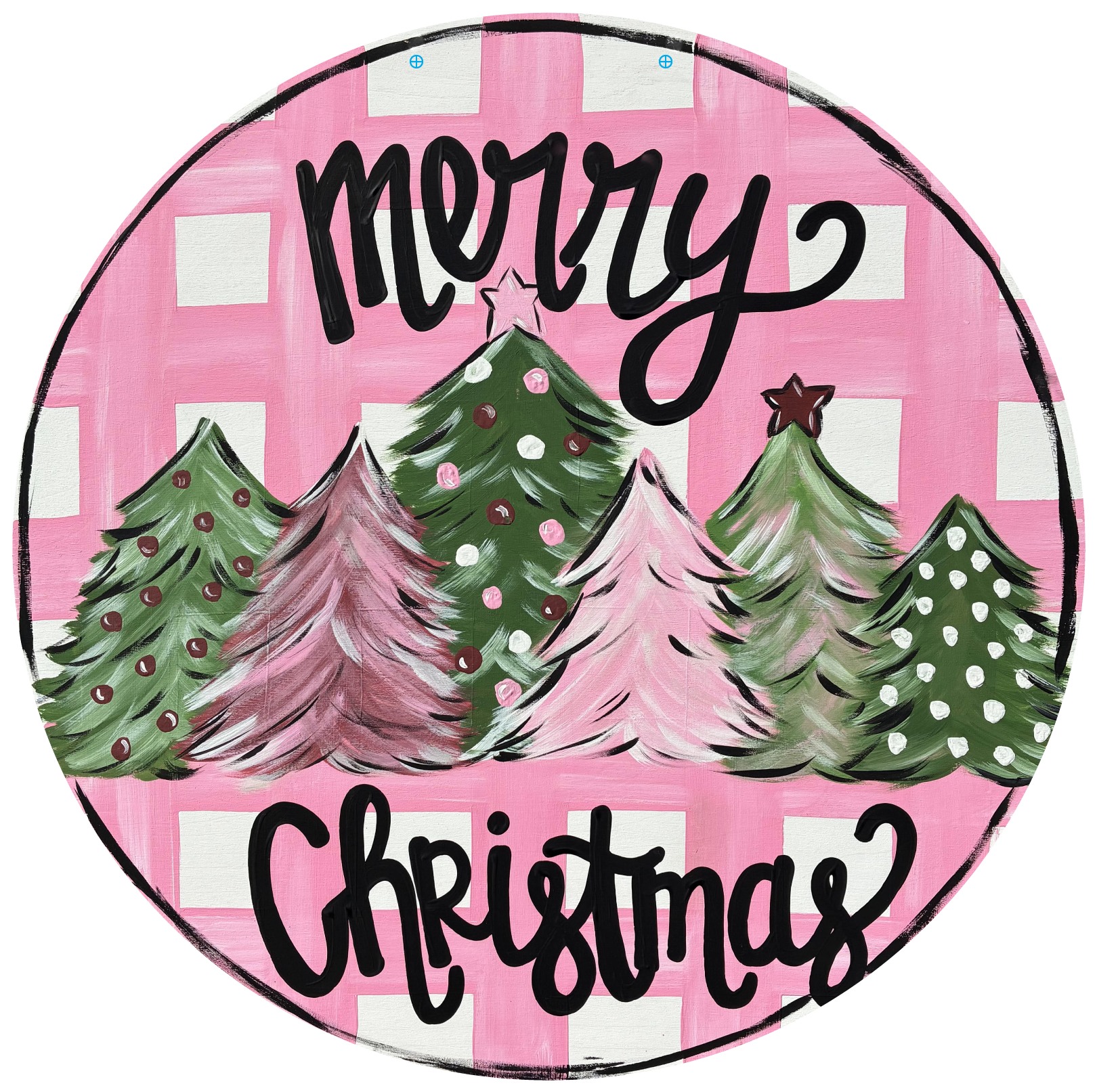 CRAFTY N BLESSED PINK MERRY CHRISTMAS