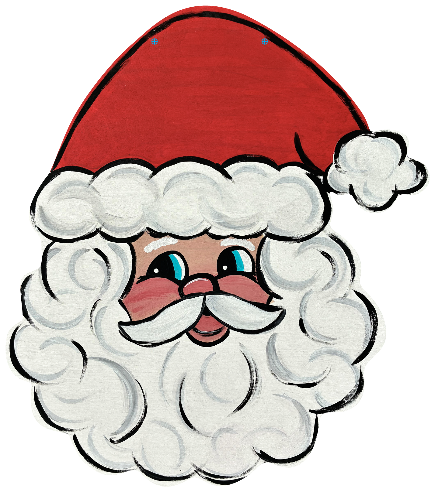 CRAFTY N BLESSED RED SANTA HEAD