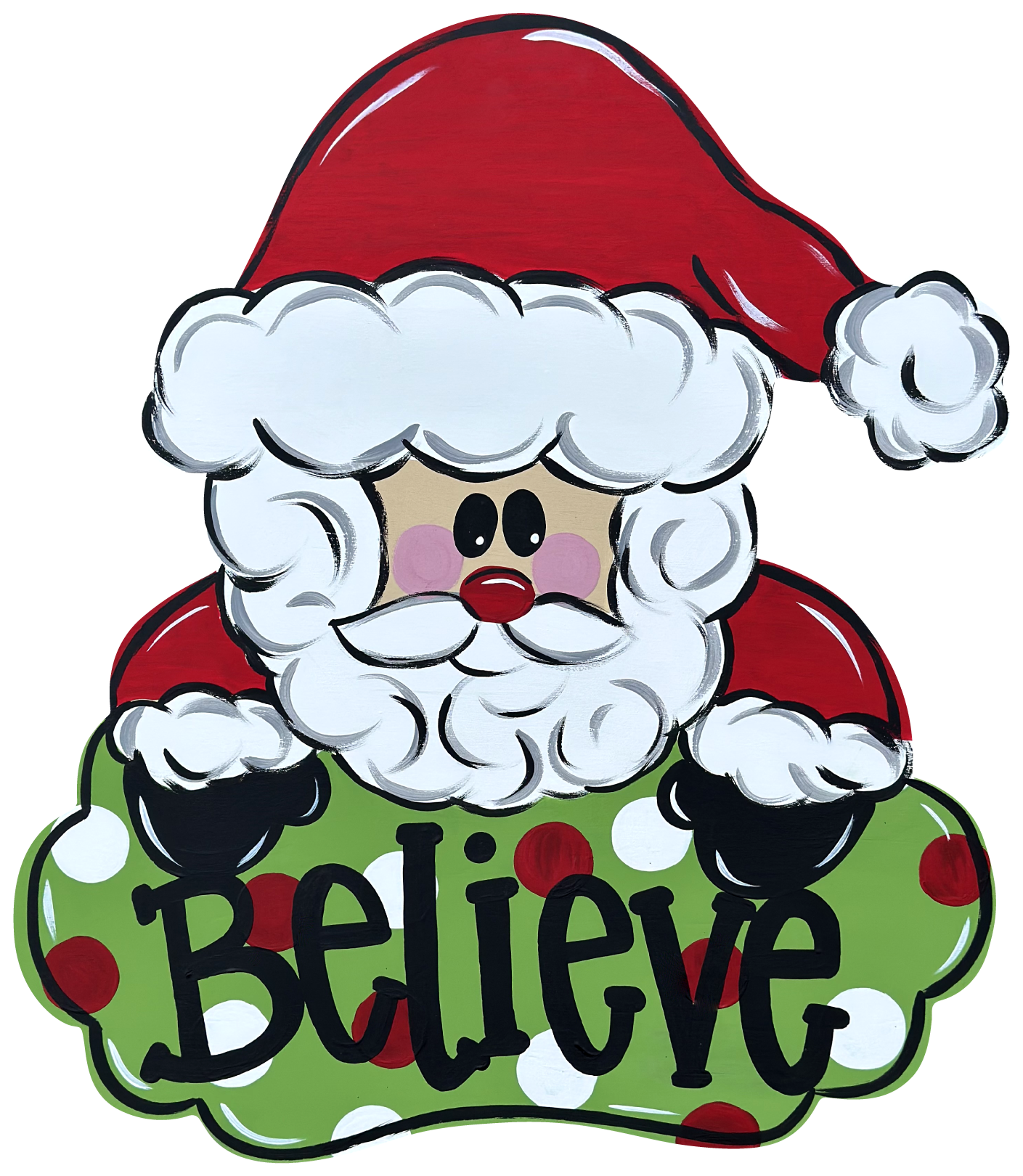 CRAFTY N BLESSED BELIEVE SANTA