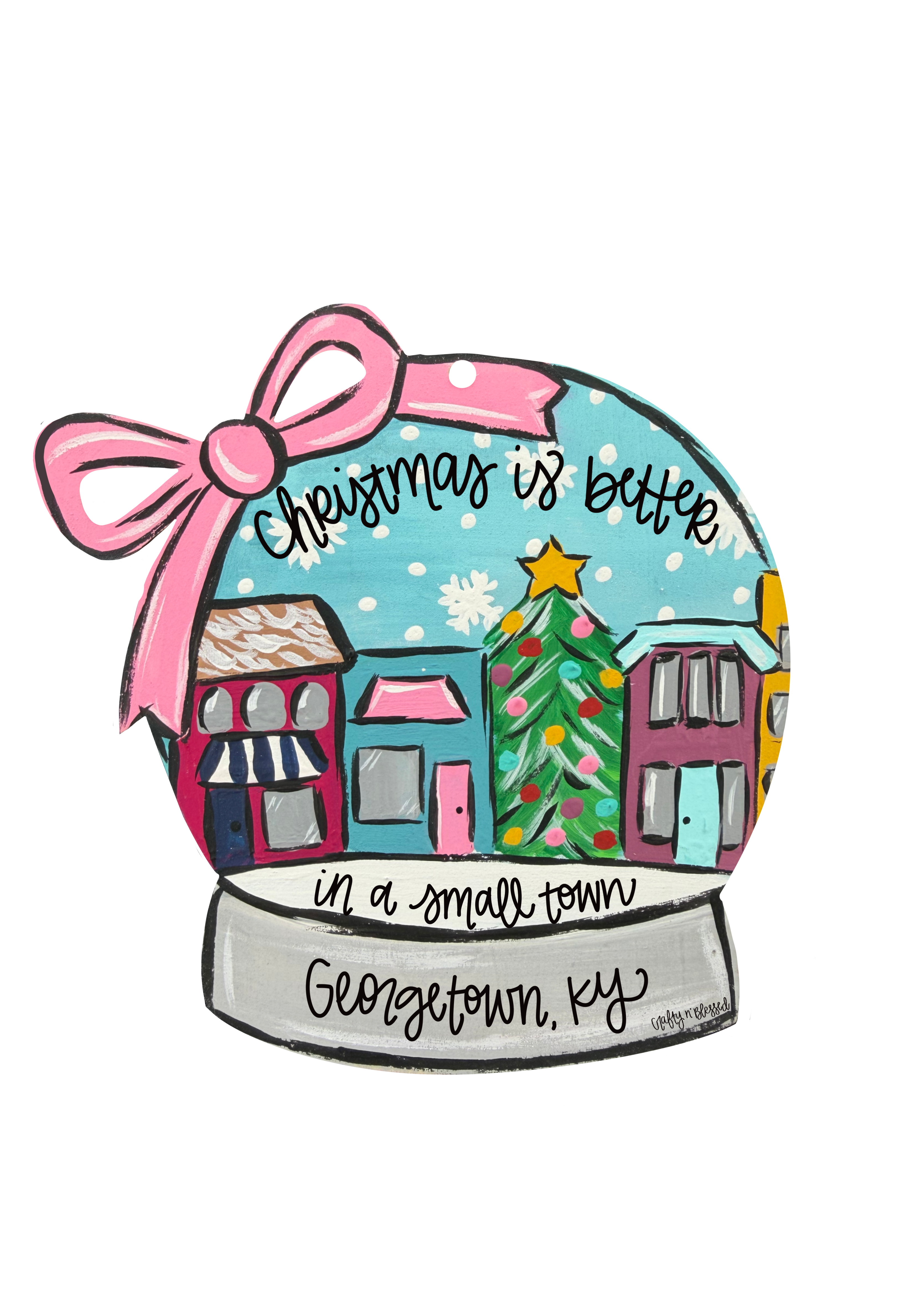 CRAFTY N BLESSED GEORGETOWN KY SNOWGLOBE