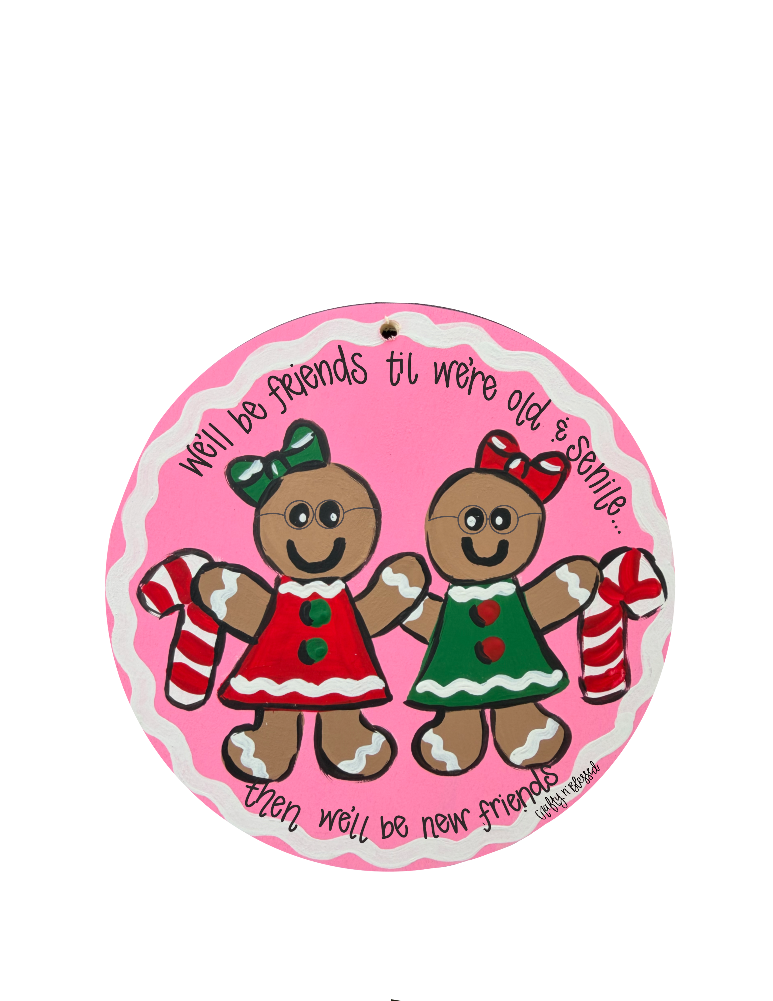 CRAFTY N BLESSED GINGERBREAD NEW FRIENDS