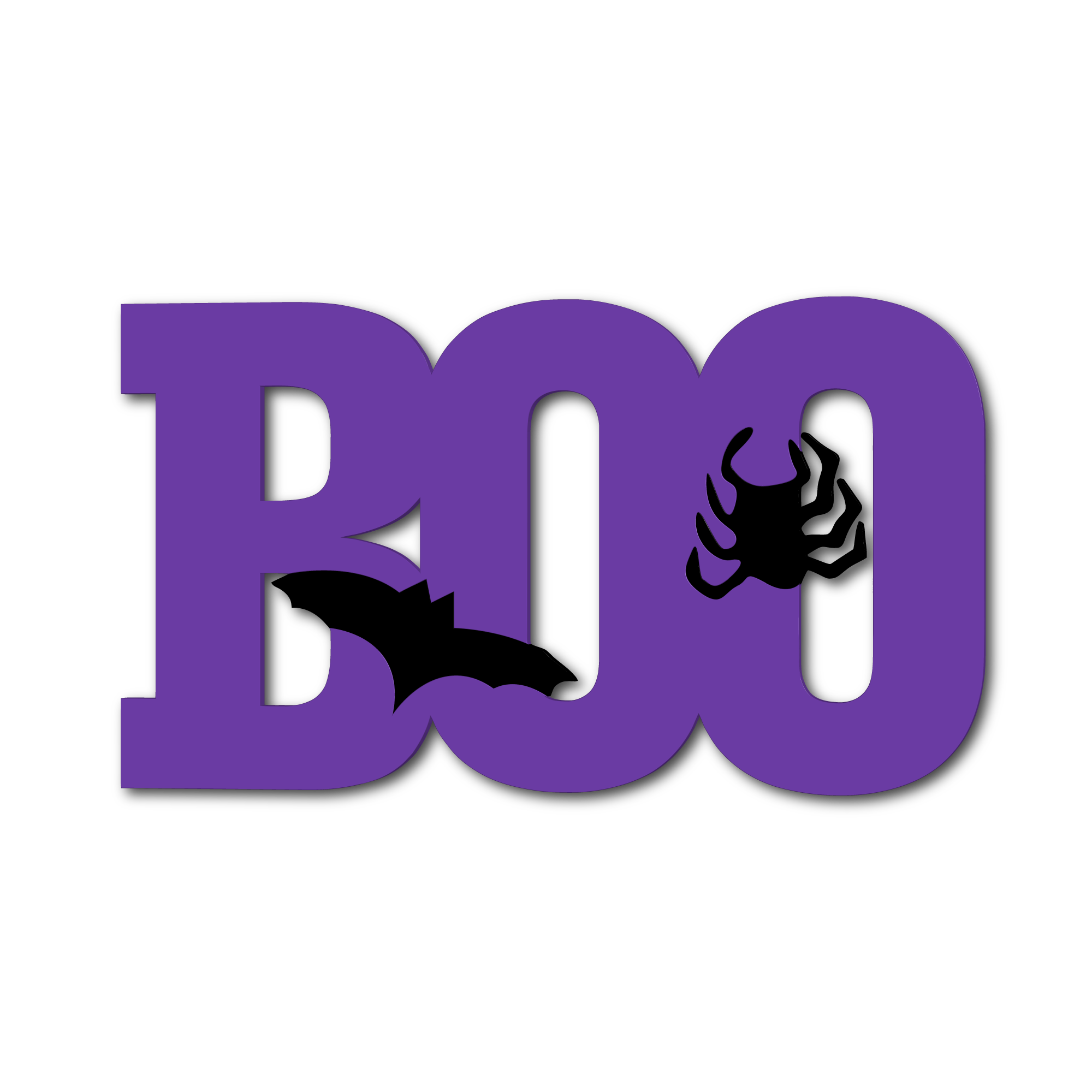 BOO Pre-Etched MDF Craft Cut Outs – 1/4” Laser-Cut Wood Blanks for Easy Decorating – Smooth Unfinished Shapes for Painting, Vinyl, Glitter, and More – Perfect for DIY Door Hangers, Wall Art, and Seasonal Signs – Made in the USA