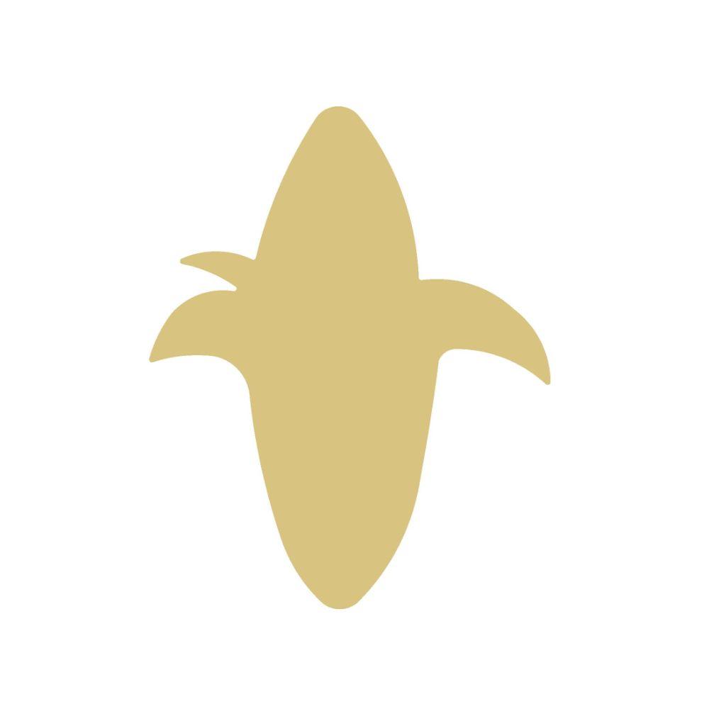 Basic Shape Corn Cob MDF Cutout Corn Silhouette - Unfinished For DIY ...