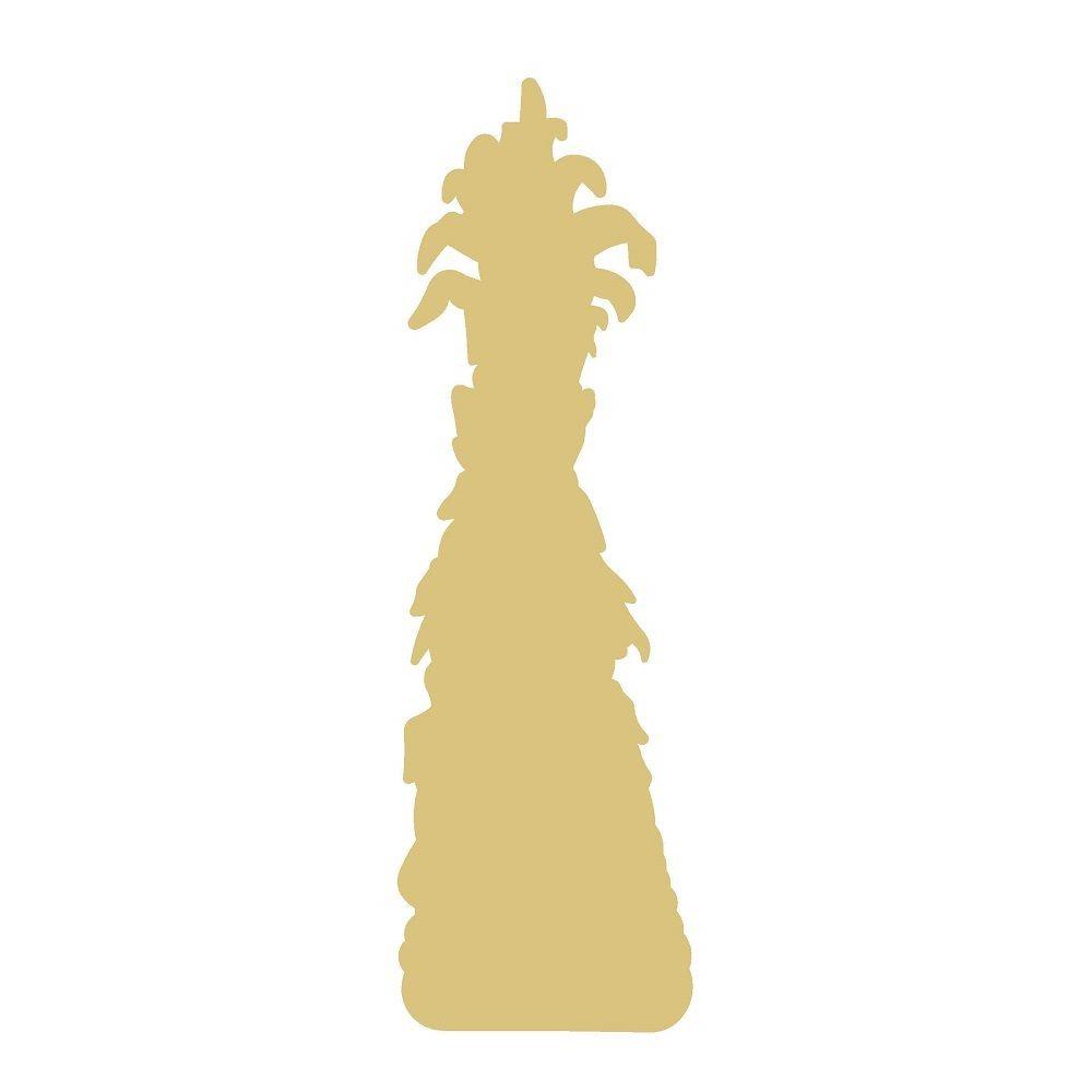 Basic Shape Corn Stalk MDF Cutout Harvest Silhouette - Unfinished For DIY
