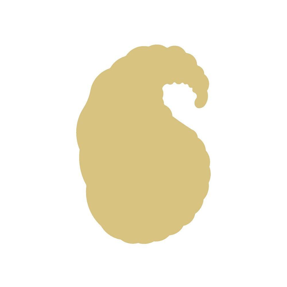 Basic Shape Cornucopia MDF Cutout Horn Of Plenty Silhouette - Unfinished For DIY